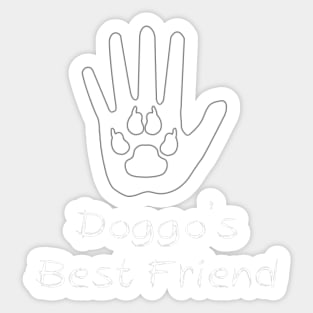 Palm to Paw - Doggo's Best Friend Sticker